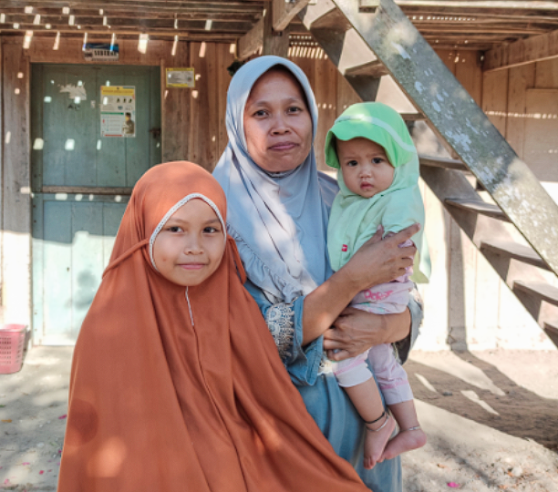 Support a household through village transformation